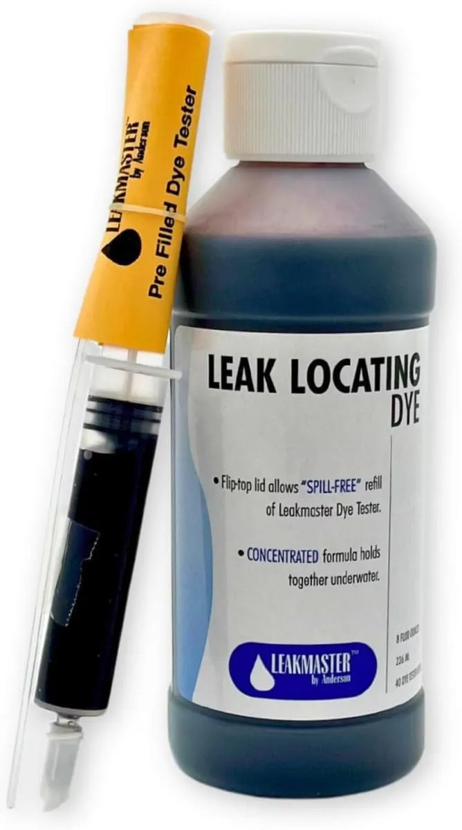 Pool leak-detection dye kit