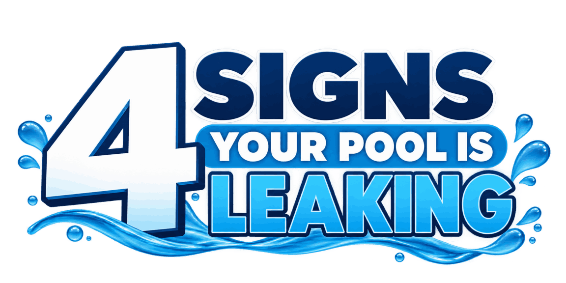 Four signs of a swimming pool leak