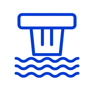 Pool skimmer injection repair icon