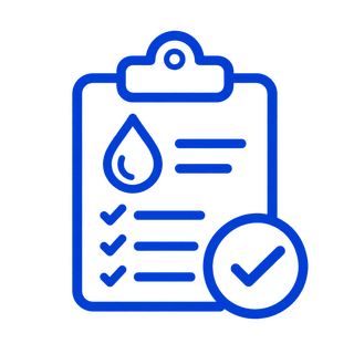 Full pool leak detection inspection icon